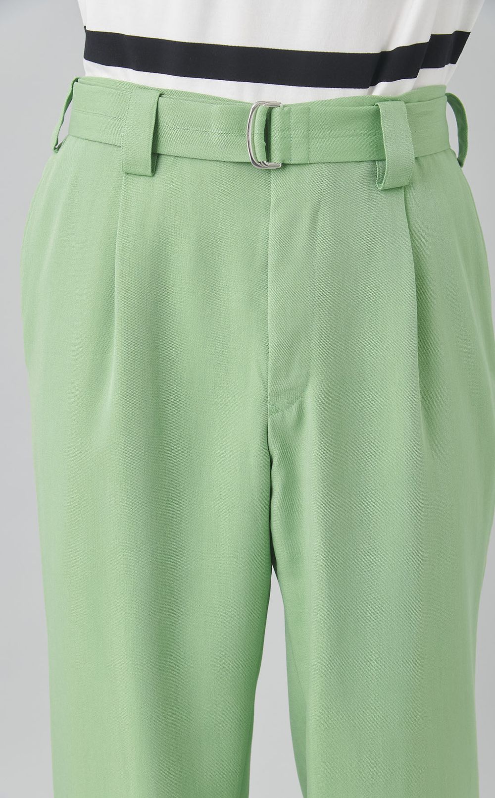 1タックベルトパンツ