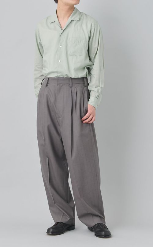 イタリアンオープンカラーシャツ