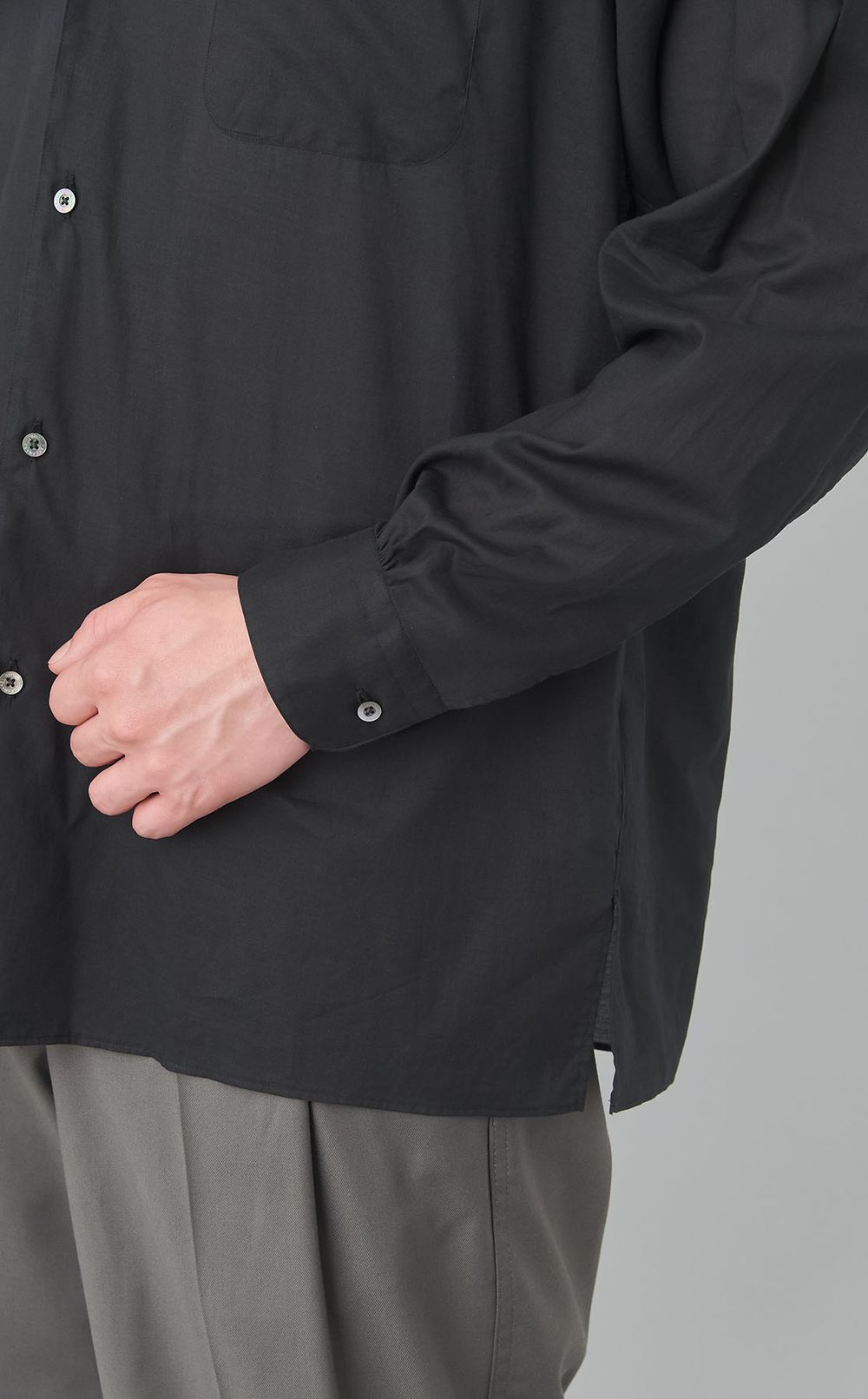 イタリアンオープンカラーシャツ