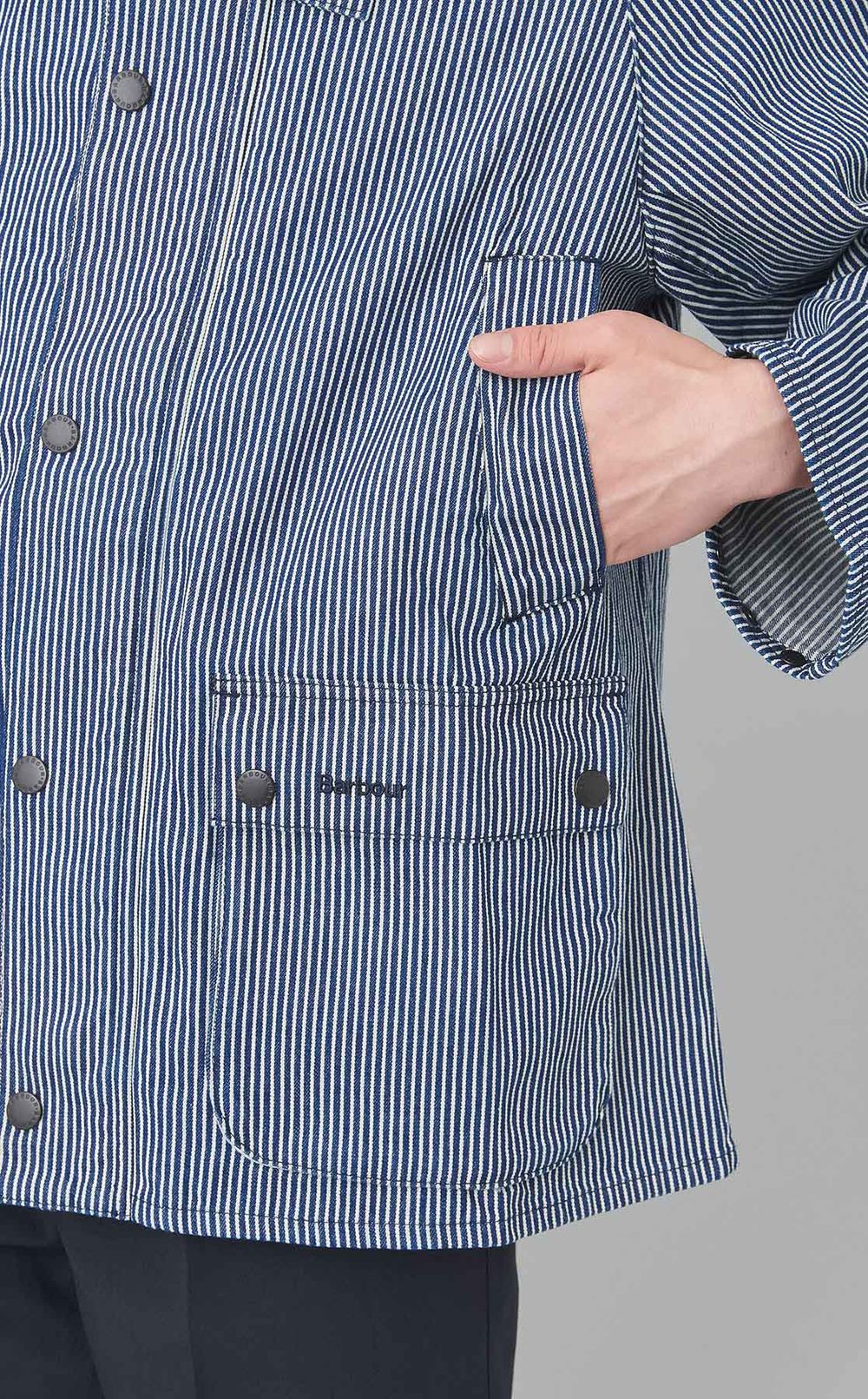 ストライプビデイルジャケット