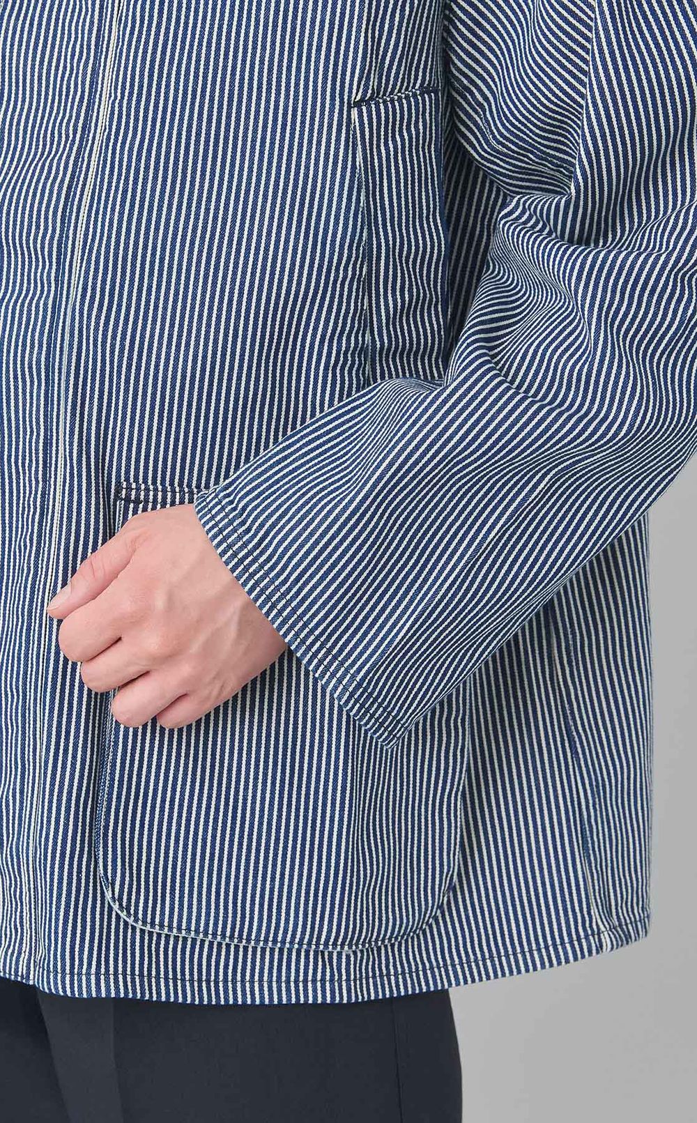 ストライプビデイルジャケット