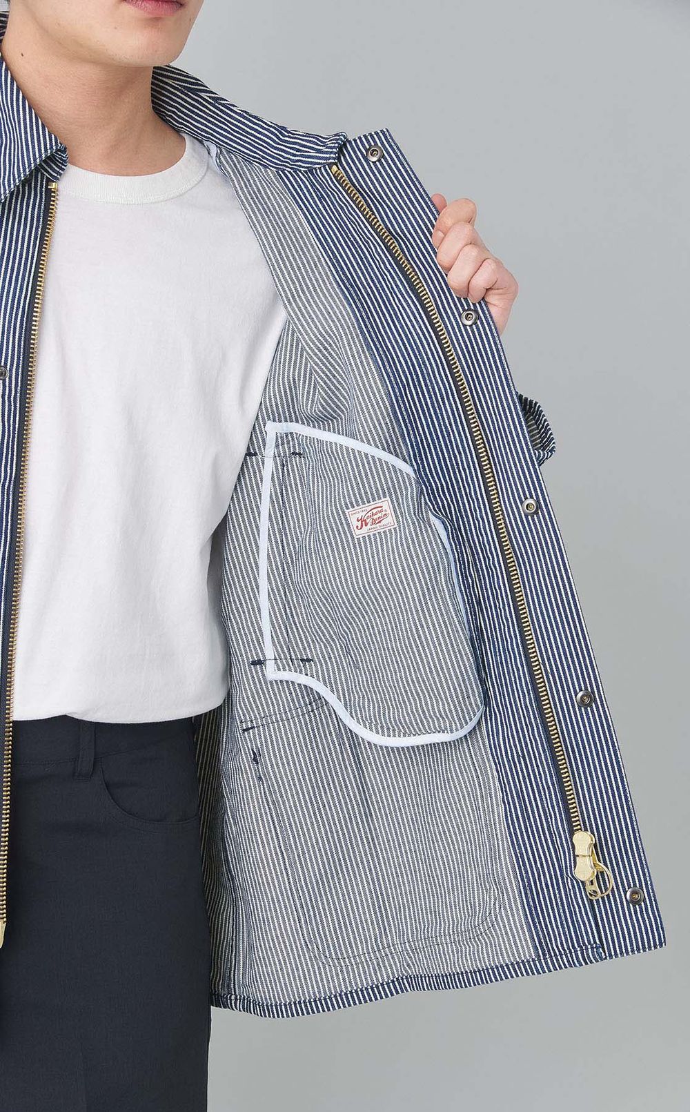 ストライプビデイルジャケット