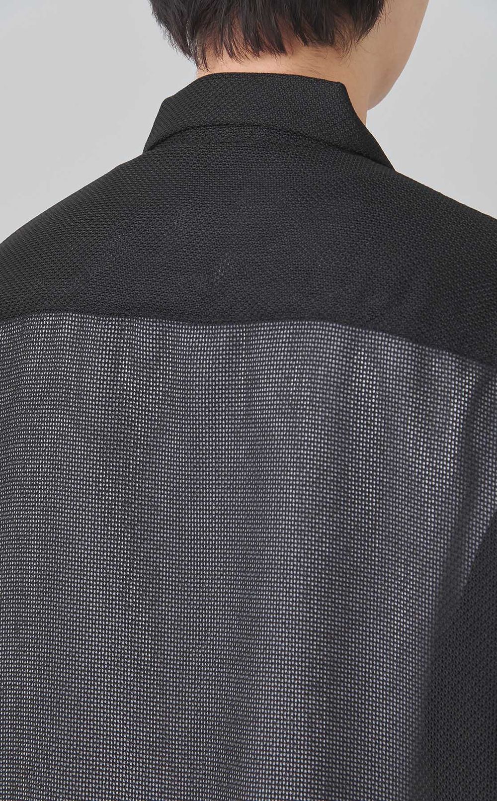 メッシュロングスリーブシャツ