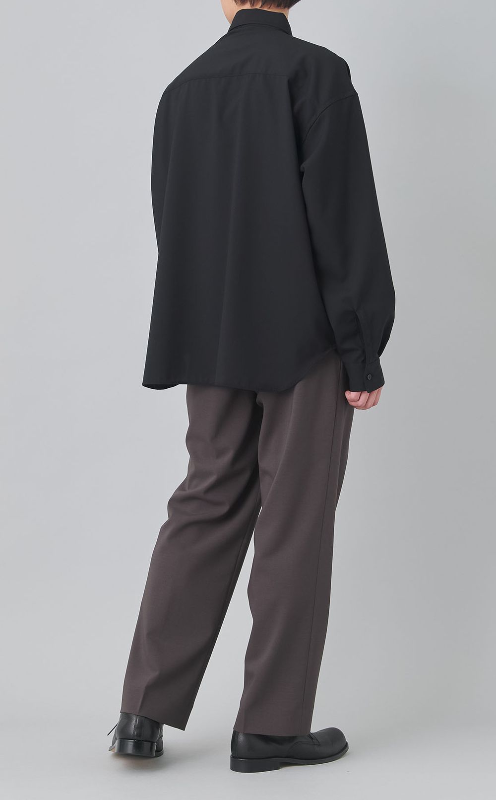 ステッチサマーウールシャツ