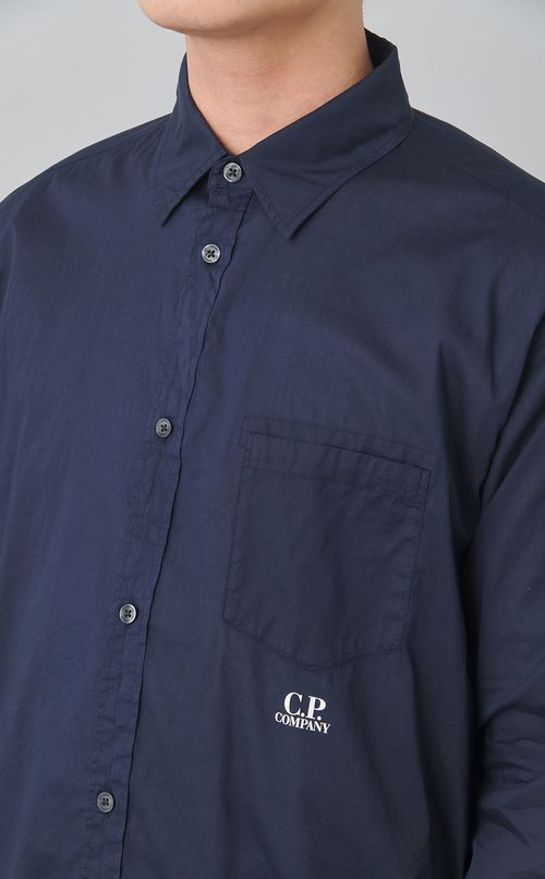 レギュラーカラーライトシャツ