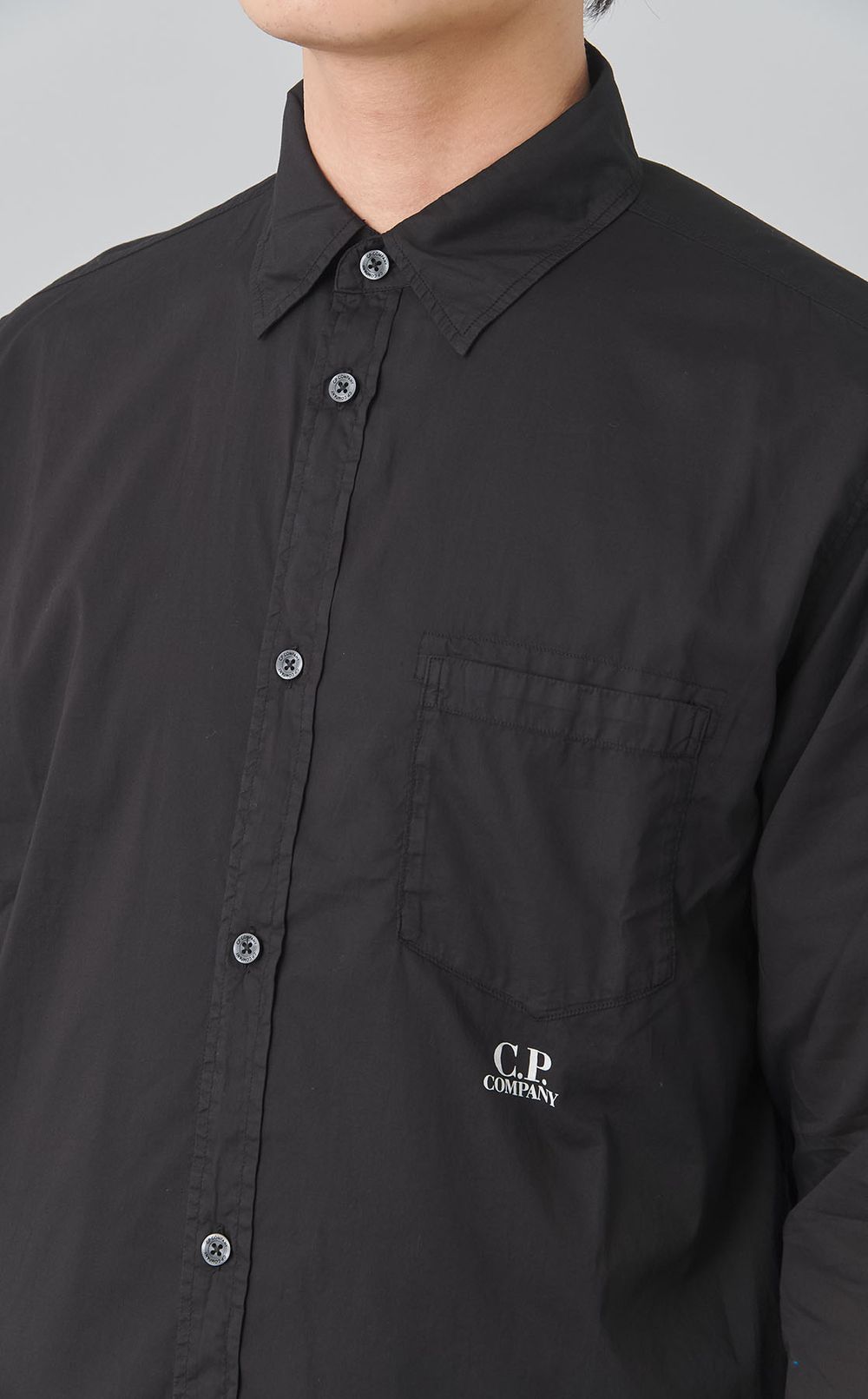 レギュラーカラーライトシャツ