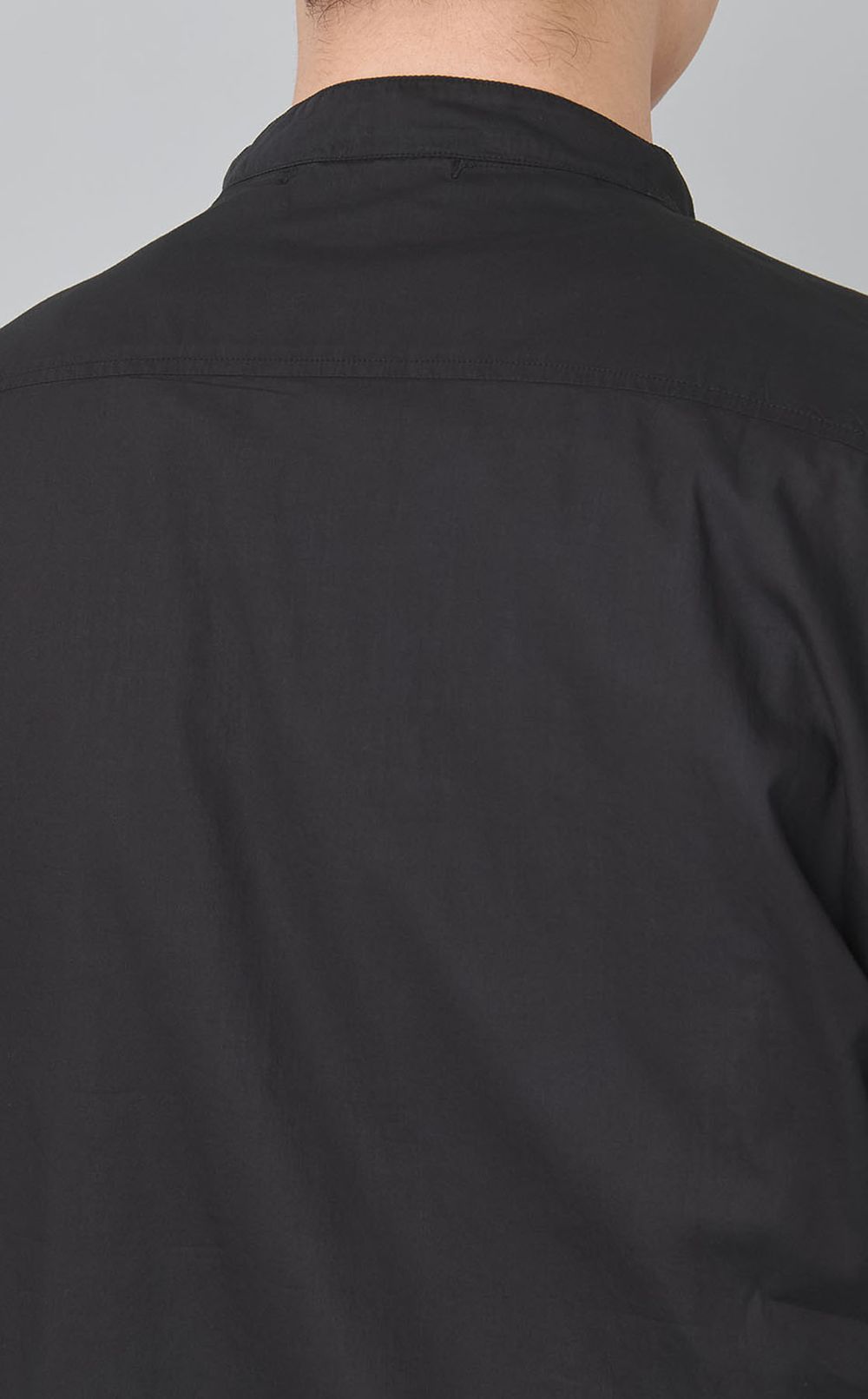 バンドカラーライトシャツ