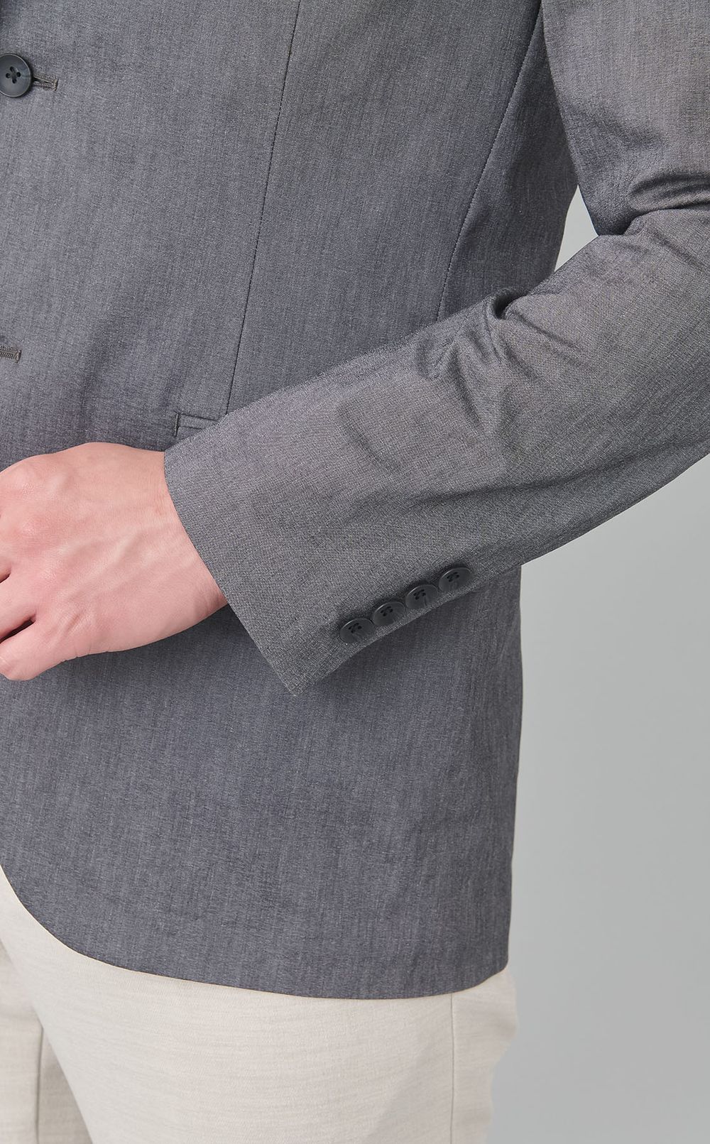 ストレッチリネンジャケット