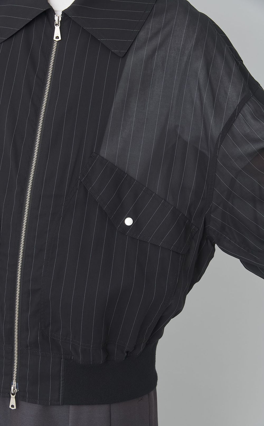 オーバーシルエットフライトジャケット