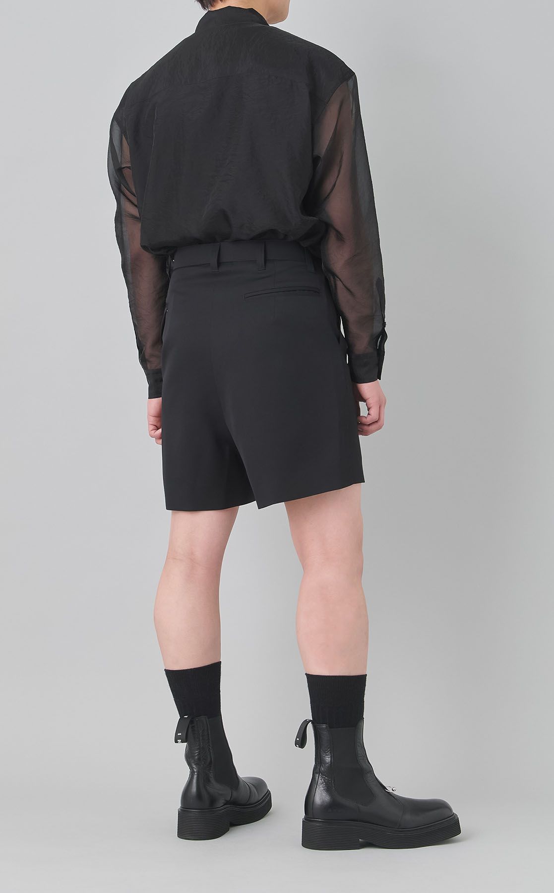パンツ ANREALAGE HOMME WRAP ASYMMETRY SHORTS WRAP ASYMMETRY SHORTS｜ANREALAGE OFFICIAL ONLINE SHOP