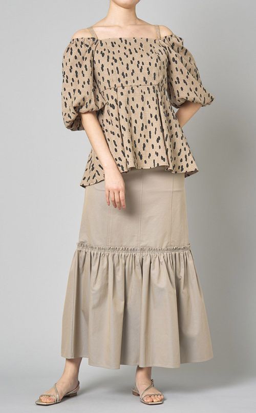 袖付3wayプリントトップス