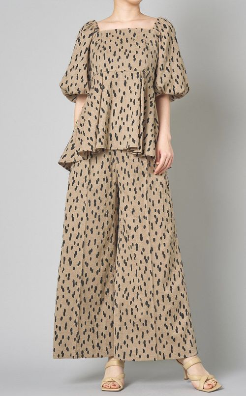 袖付3wayプリントトップス