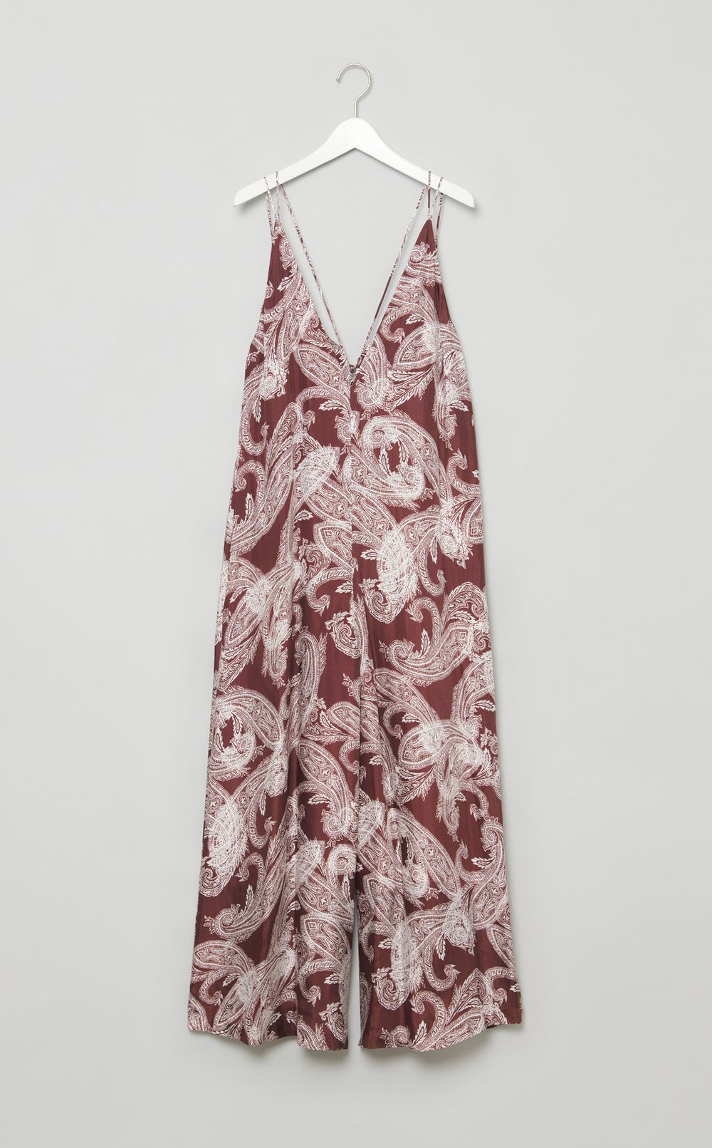 ペイズリープリントオールインワン