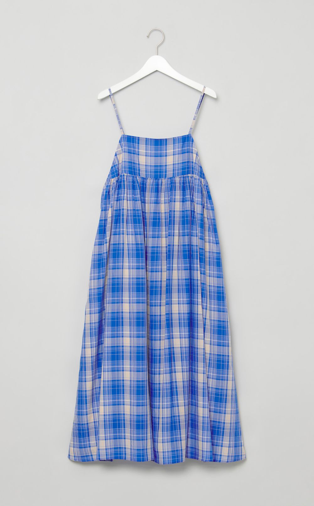 タータンチェックキャミソールワンピース