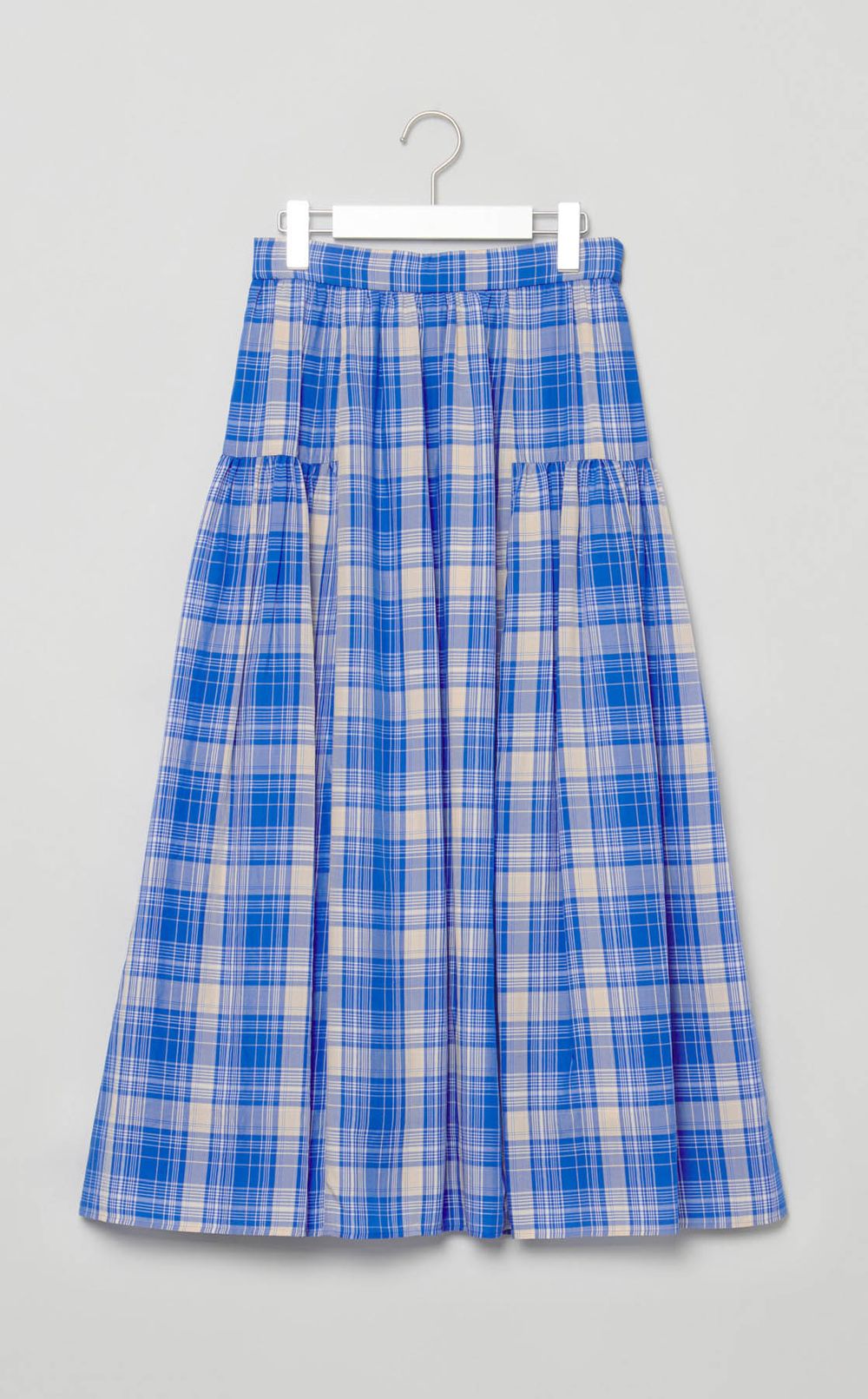 タータンチェックボリュームスカート