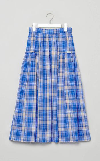 タータンチェックボリュームスカート