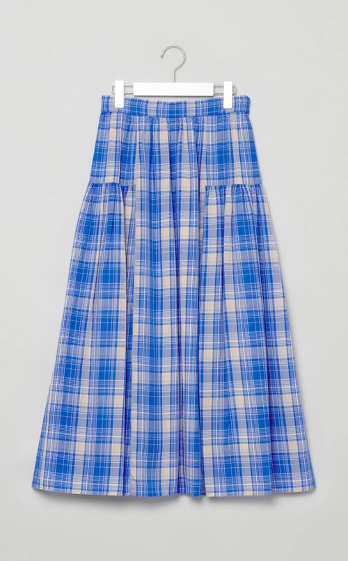 タータンチェックボリュームスカート