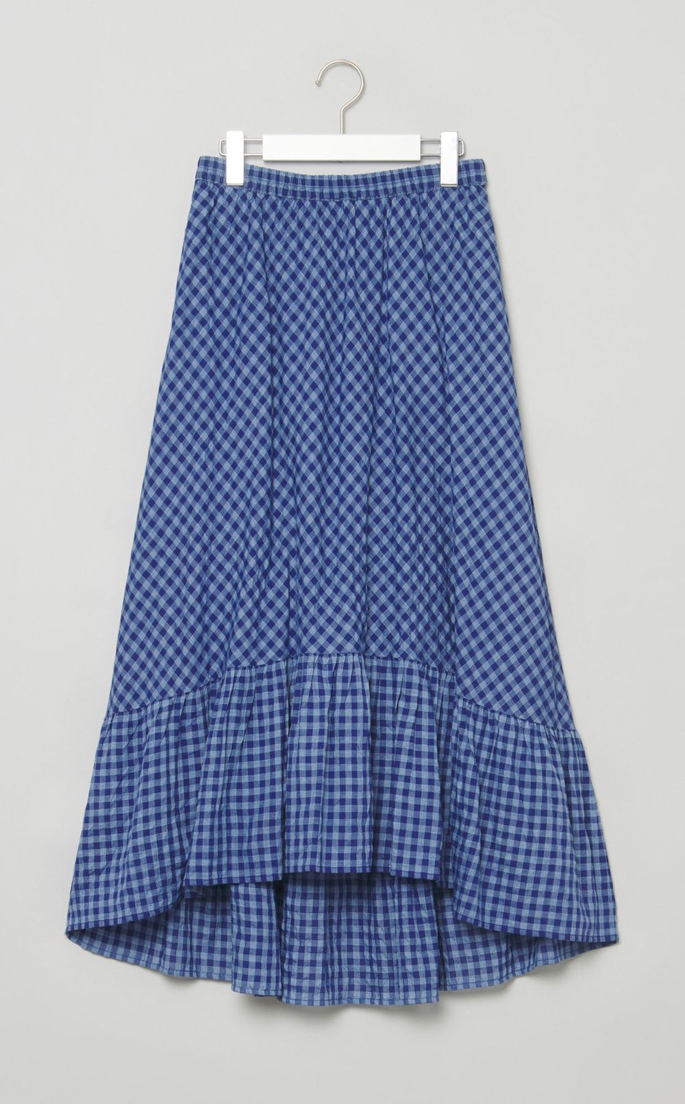 ギンガムチェックフリルスカート
