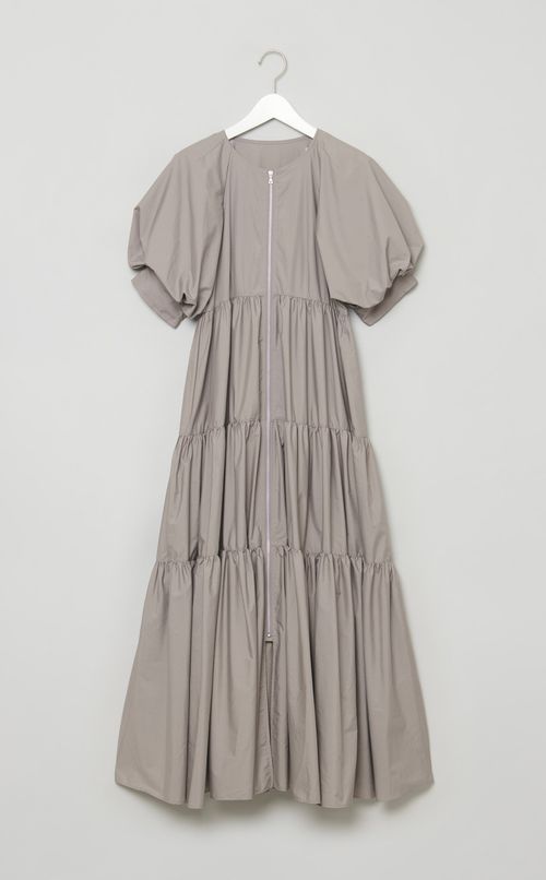 センタージップティアードワンピース