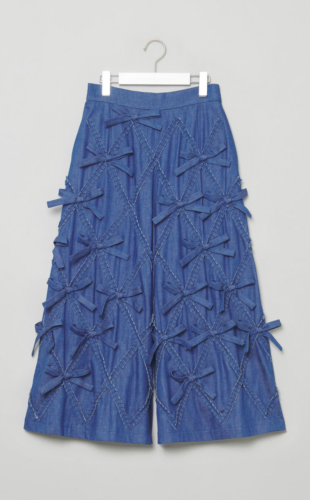 リボンデニムパンツ