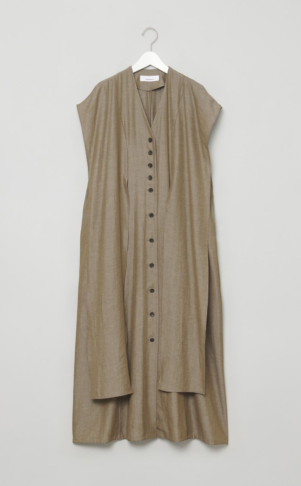 ノットパネルロングワンピース