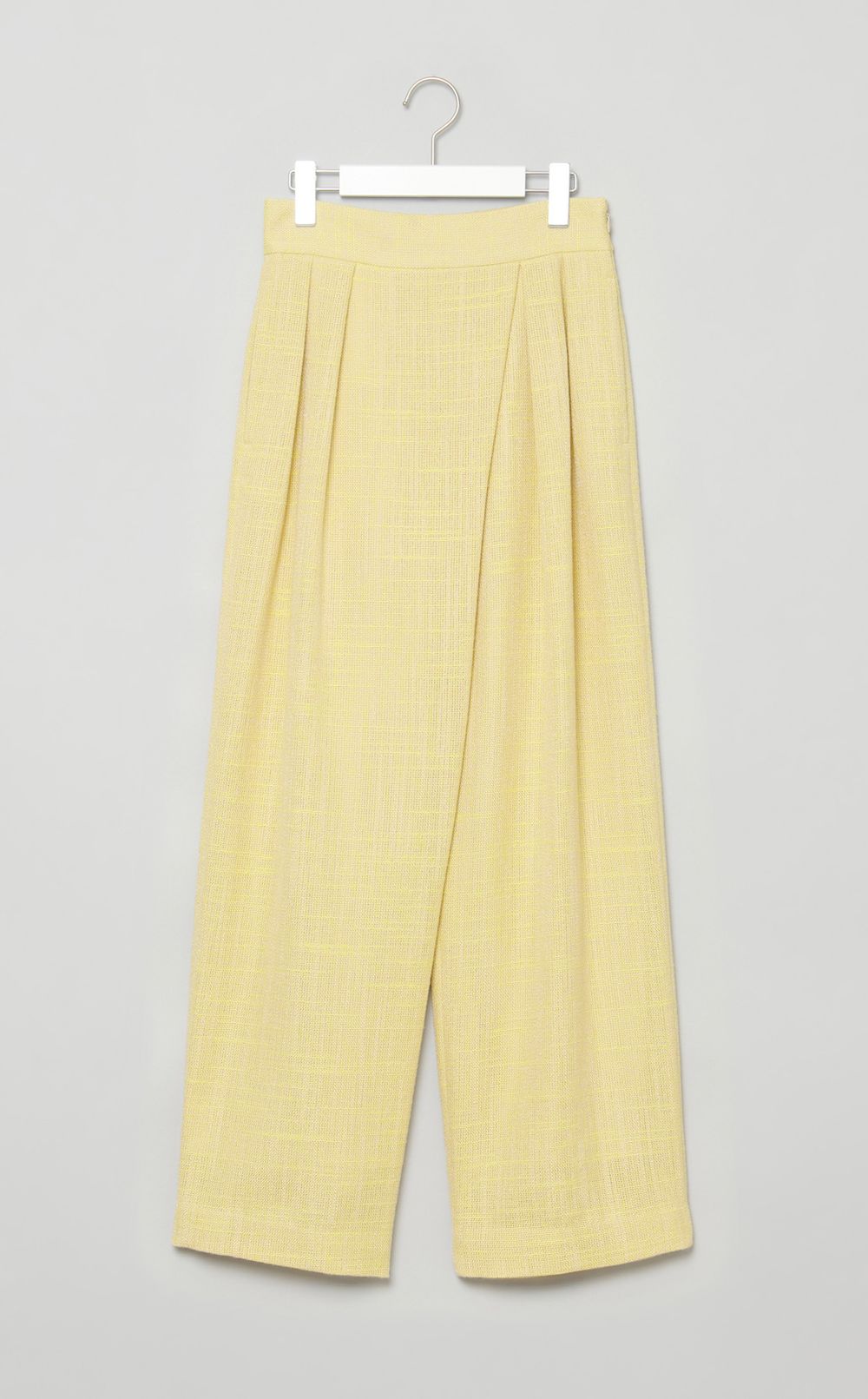 ツイード2タックワイドパンツ