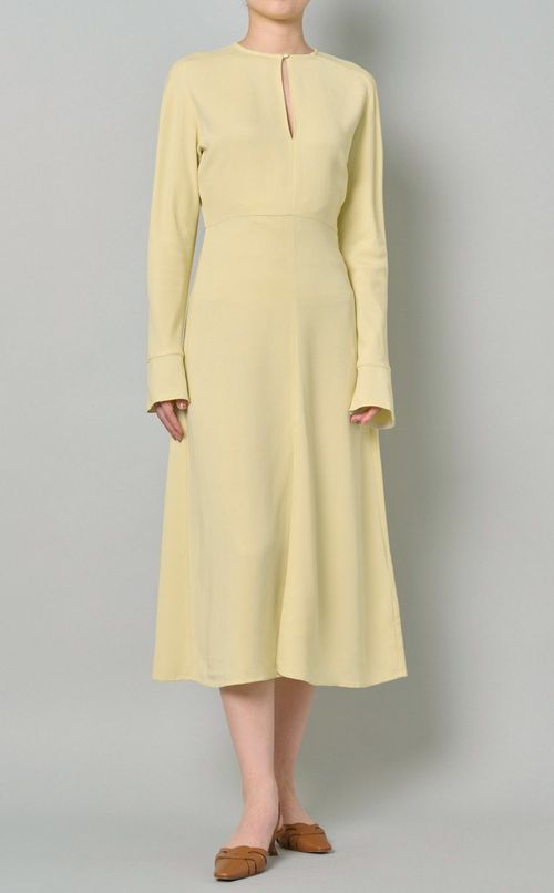 ドルマンスリーブスリットワンピース