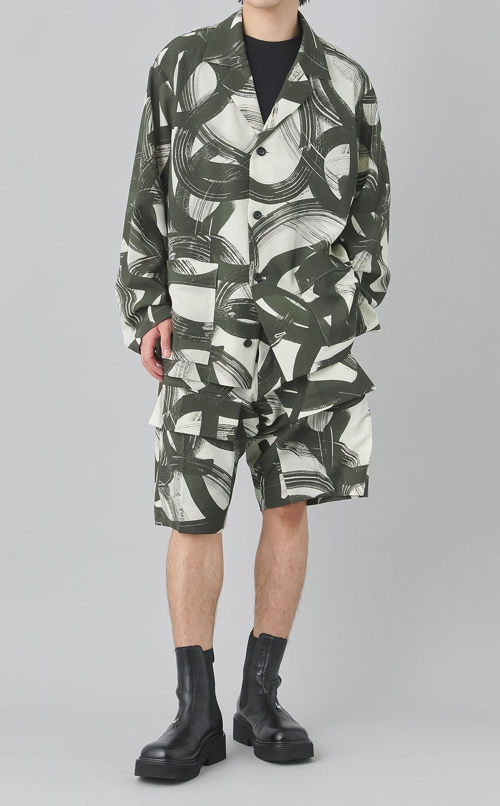 プリントポケットショートパンツ