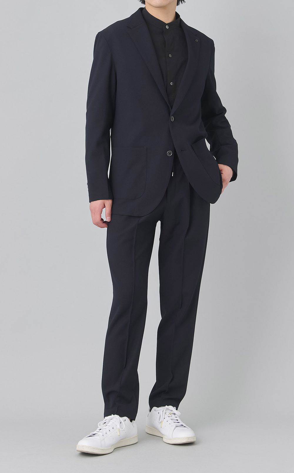 バンドカラーシャツ