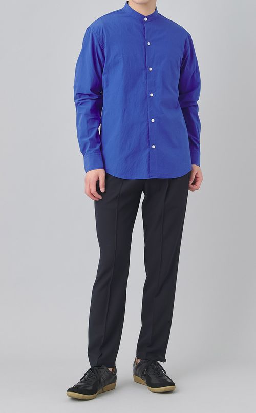 バンドカラーシャツ