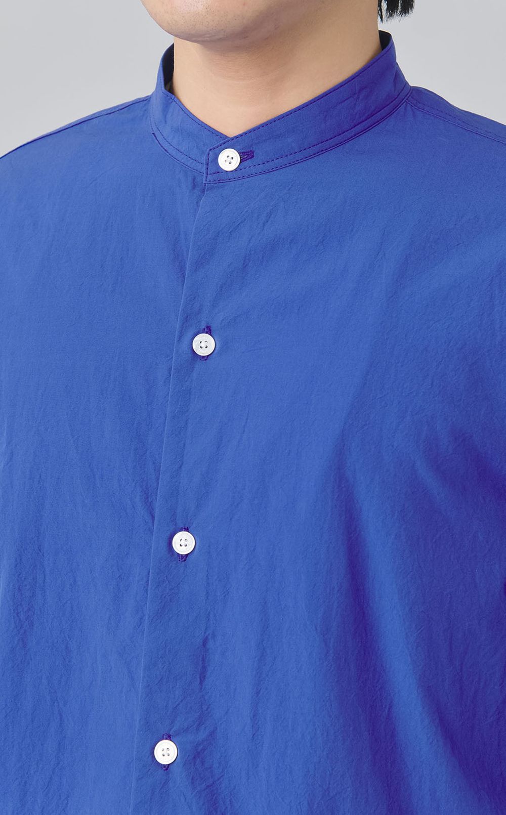 バンドカラーシャツ