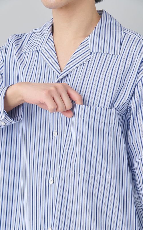 トーマスメイソンオープンカラーシャツ