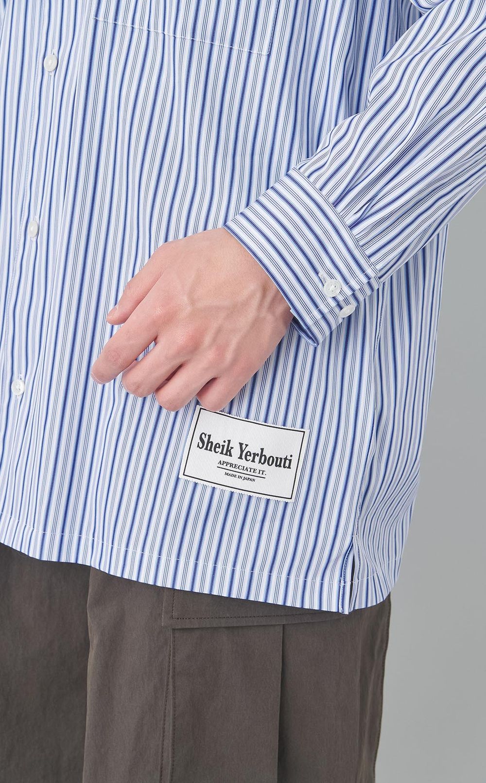 トーマスメイソンオープンカラーシャツ