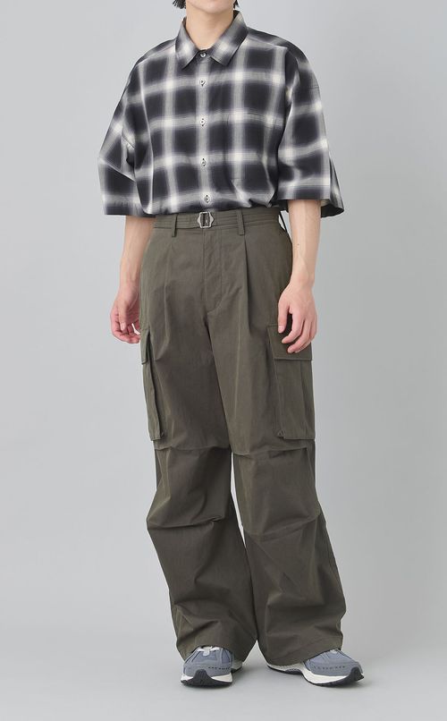 リヴァーブオンブレハーフスリーブシャツ