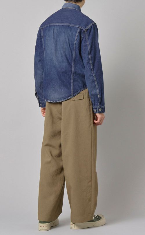 タックインデニムジャケット