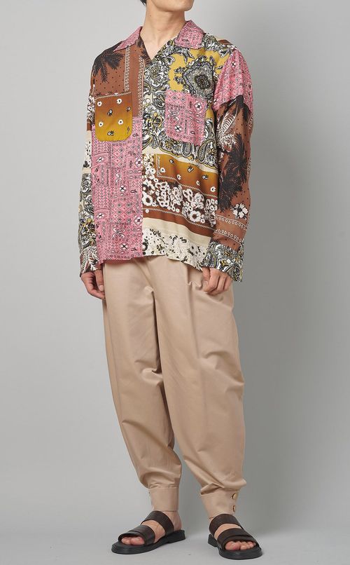 コットンポリバルーンパンツ