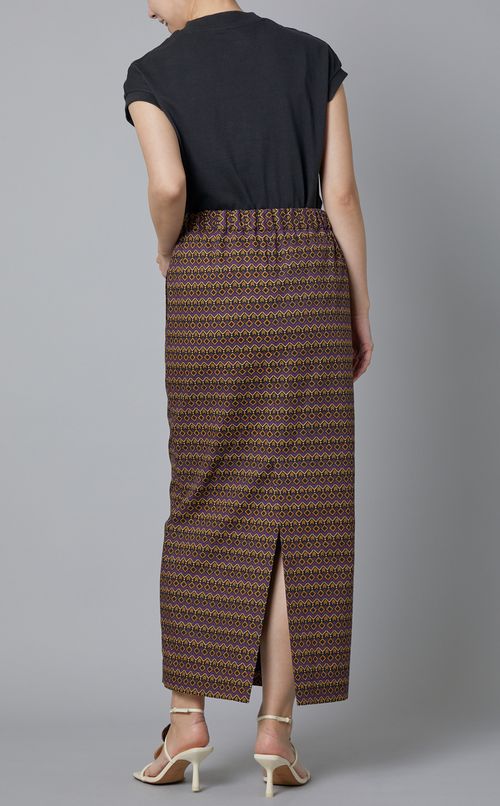 トライバル柄イージースカート