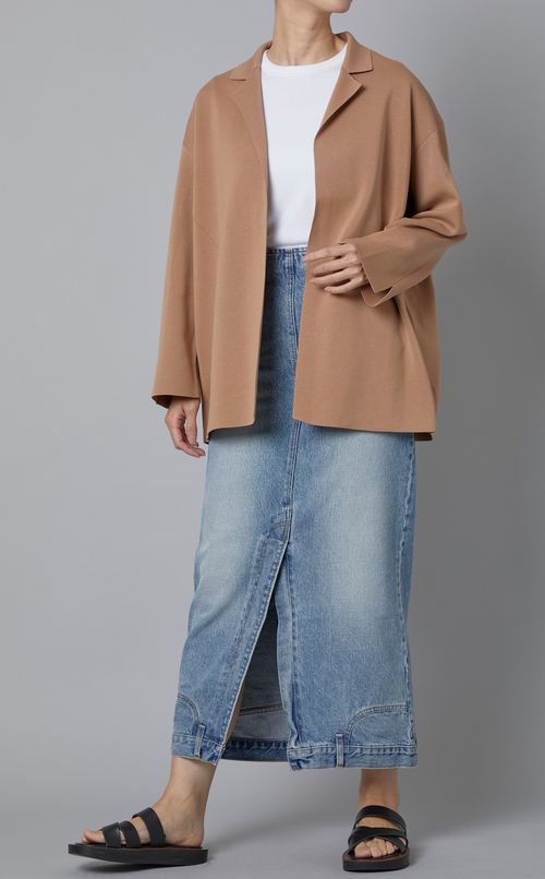 ミラノリブニットジャケット