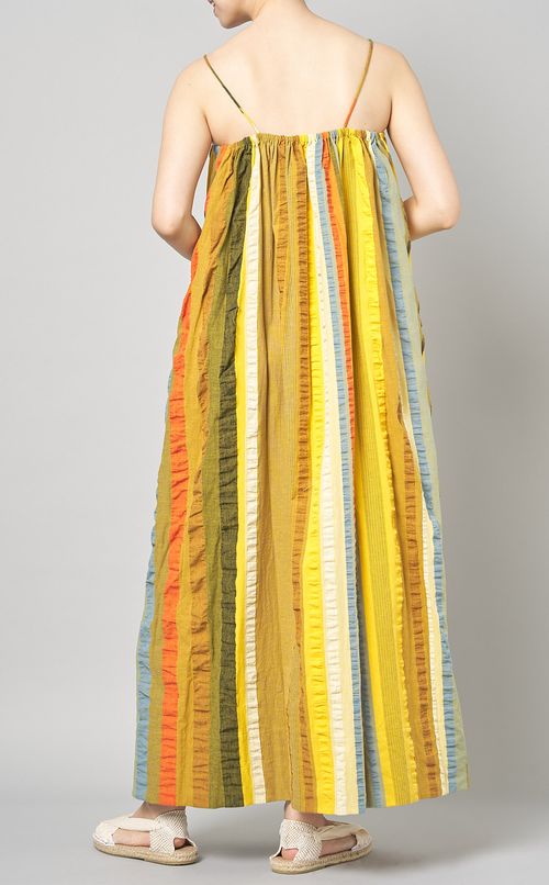 マルチストライプキャミソールワンピース