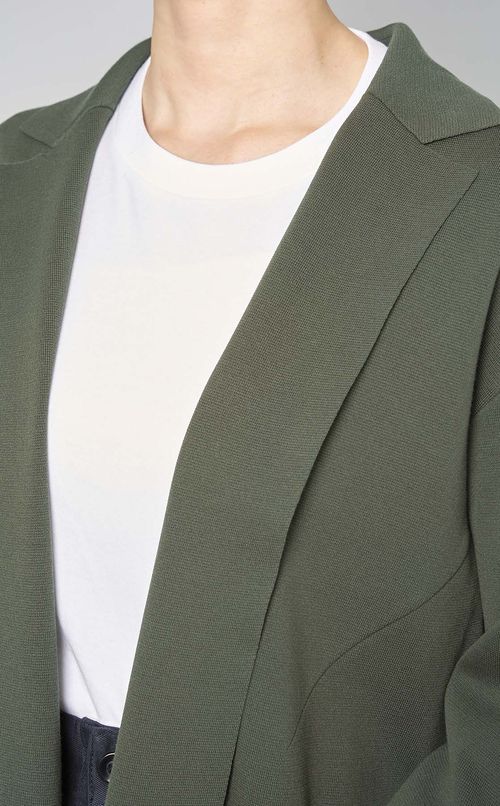 ミラノリブニットジャケット