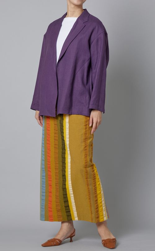 マルチストライプイージースカート