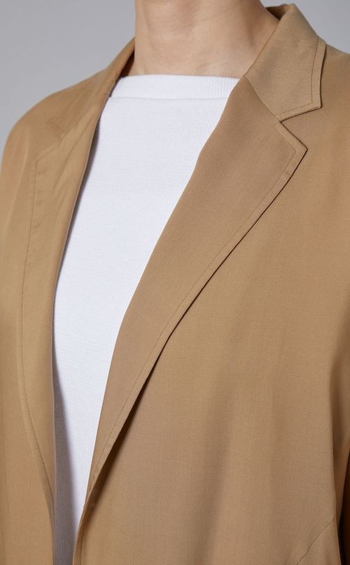 テーラードボタンレスジャケット