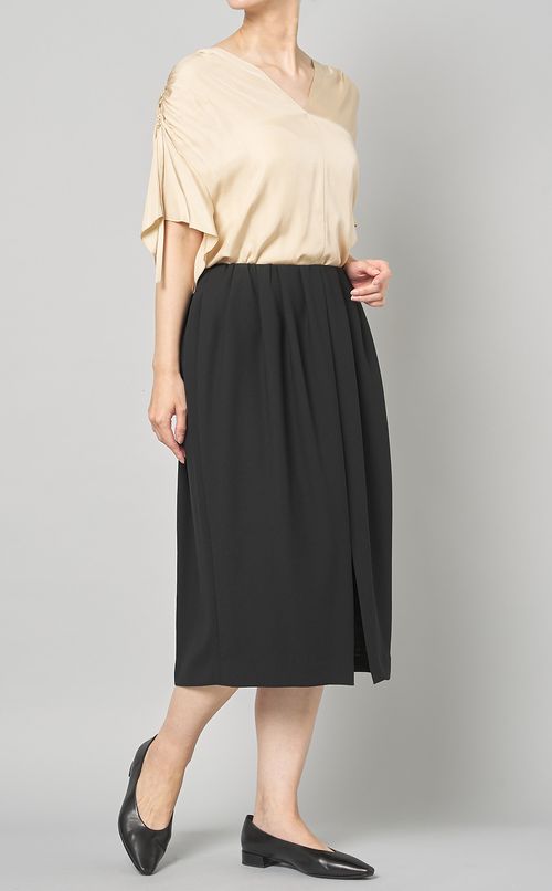 ウエストギャザータイトスカート