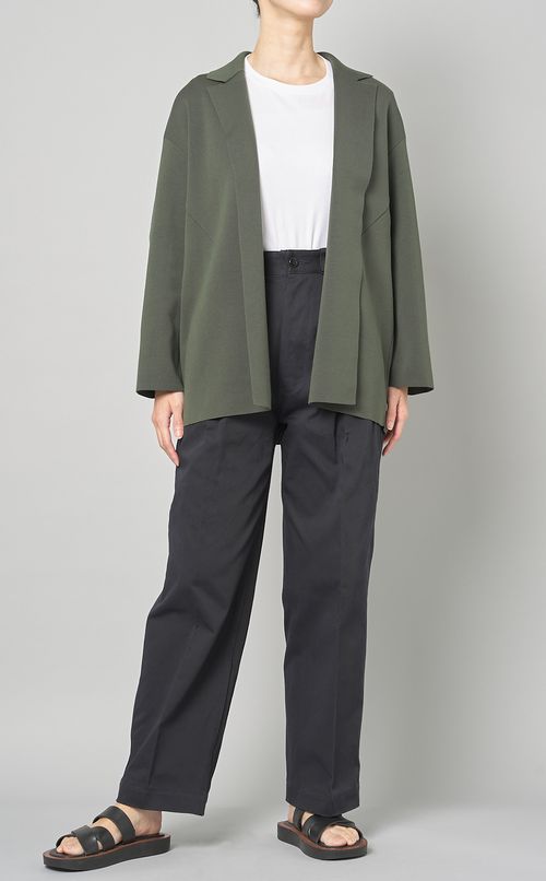 ミラノリブニットジャケット