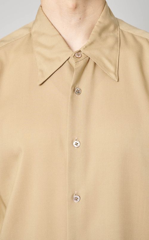 ポプリンレギュラーカラーハーフシャツ