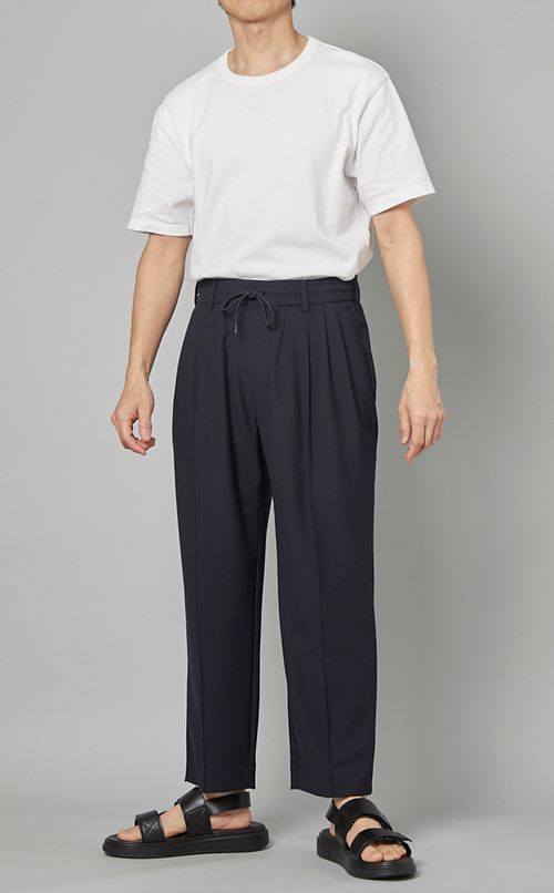 スリータックドローコードパンツ