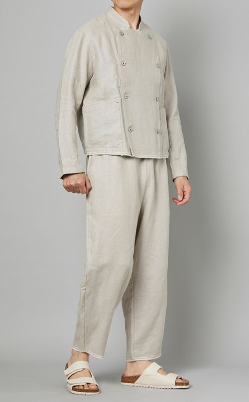 リネンコックパンツ