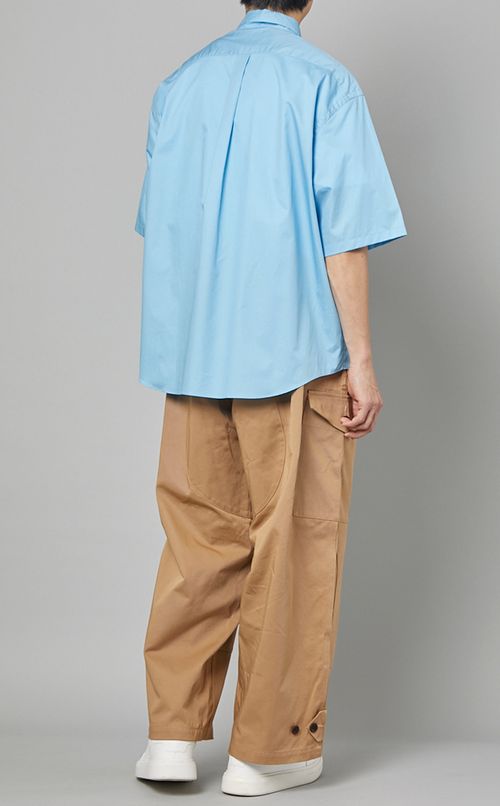 レギュラーカラーハーフスリーブシャツ