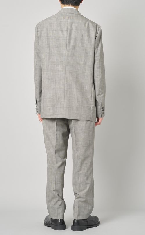 グレンチェック3Bシングルテーラード