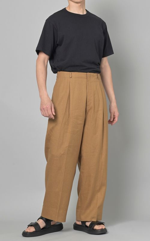 ラミーワンプリーツワイドパンツ